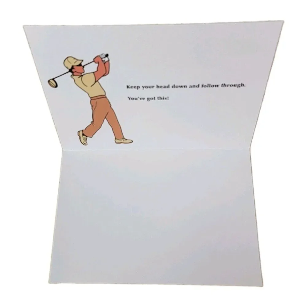 Funny Golf Socks for Men, Golf Accessories, Size 8-13 Gift Box & Card